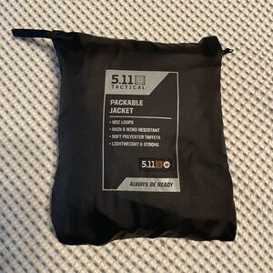 5.11 Tactical Black Packable Jacket
